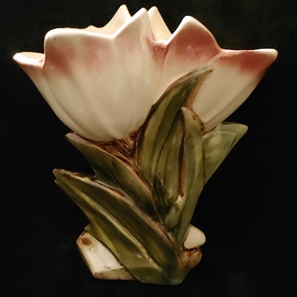 VTG. McCoy Double Tulip Vase/Planter - Picture 1 of 6